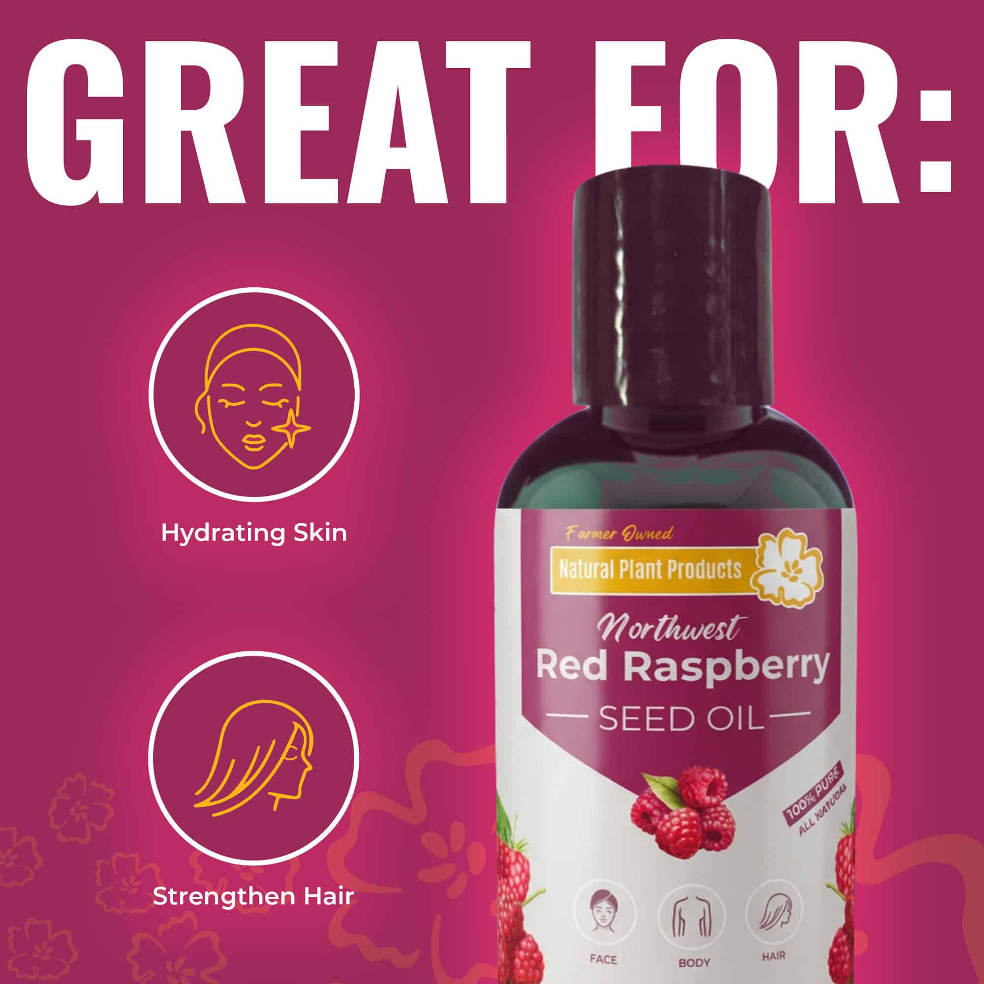 Northwest Red Raspberry Oil - 이미지 3